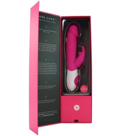 Vibrators The Realistic Silicone Usb Rechargable Triple Vibe Splashproof Hot Pink - CY12NFFBGYO $46.08