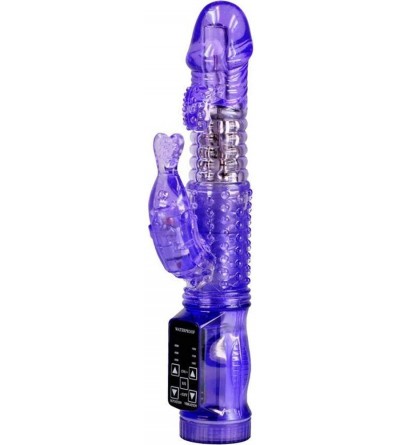Vibrators G-spot Stimulation Masturbate Rotating Dildo Rabbit Massager Vibrator Sex Toy - C511P2RRWIV $54.70