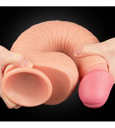 Dildos 12 inch Large Dual Density Silicone Anal Dildo Realistic Huge Suction Cup Dildo Big Horse Dildo Giant Anal Toy Anal Pl...