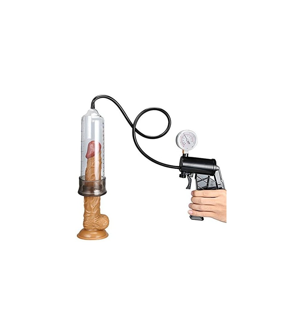 Pumps & Enlargers Manual Operation Vacuum Pump Penis Enlargement Enhancer Pump Penis Pump Penis Extender with Instrument Pane...