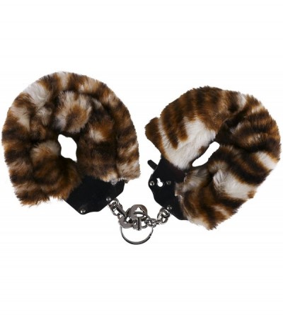 Restraints Furry Animal Kinky Fetish Hand Cuffs (Cheetah) - Cheetah - C7180D09A4W $15.73