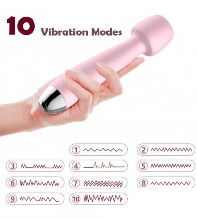Vibrators Wand Massager Clitoris Vibrator Massage Stick Weyes Mini Wand Massager with 10 Vibrations for Female Rechargeable W...