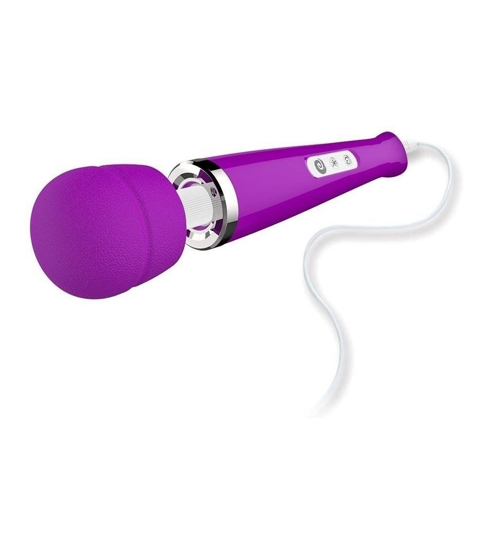 Vibrators 20 Speed Therapeutic Massager Wand (Light Purple) - Light Purple - CY11Z87AUOH $11.16