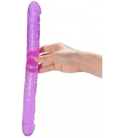 Dildos Crystal Jellies-Realistic Double Dong Adult Dildo Sex Toys for Lesbian Waterproof Flexible Dildo for Women Vaginal G-s...