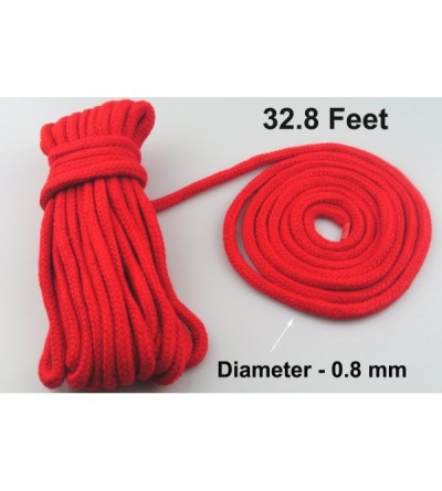 Restraints 3PCS Soft Cotton Long Rope 32 Feet Length-1/3-Inch Diameter-Colors - Red-Black-Purple - CO189SAAR40 $12.05