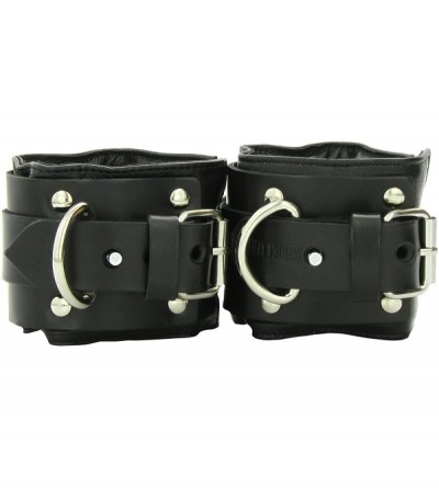 Restraints Deluxe Locking Wide Padded Bdsm Cuffs - WIDE PADDED BDSM CUFFS - CA11CZI6QU5 $90.92
