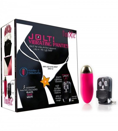 Vibrators Womens Remote Control Vibrating Panties with JOLT! as seen on The Ugly Truth (3 Pairs- Fits All) Black - CR180Q7UL3...