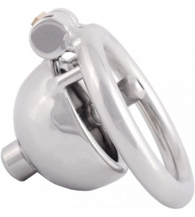 Chastity Devices Stainless Steel Male Chastity Device Male Virginity Lock Cock Cage with Tube C345 (1.77 inch / 45mm) - CA18G...
