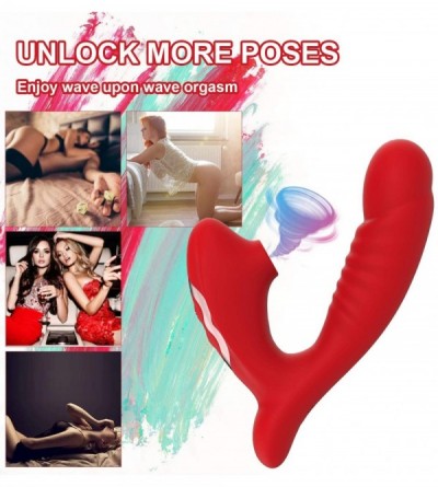 Vibrators G Spot Clitoral Sucking Vibrator with 10 Vibration Pattern& 10 Intensities Sucking & Licking Mode-Adult Sex Toys Or...