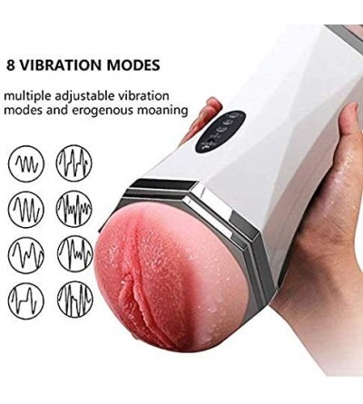 Male Masturbators Male Waterproof Vibrating Realistic Flešh Pocket Pùssǐès with 8 Vibration Modes Mǎstùrabǎtion Cup Adûlt Men...