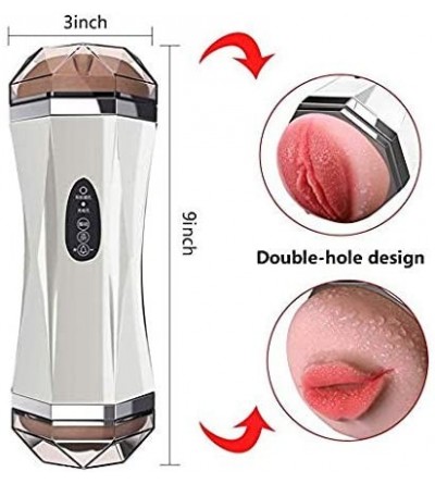 Male Masturbators Male Waterproof Vibrating Realistic Flešh Pocket Pùssǐès with 8 Vibration Modes Mǎstùrabǎtion Cup Adûlt Men...