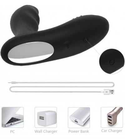 Anal Sex Toys Vibrating Anal Plug- USB Rechargeable Prostate Massager Sex Toy with 2 Powerful Motors & 12 Stimulation Pattern...