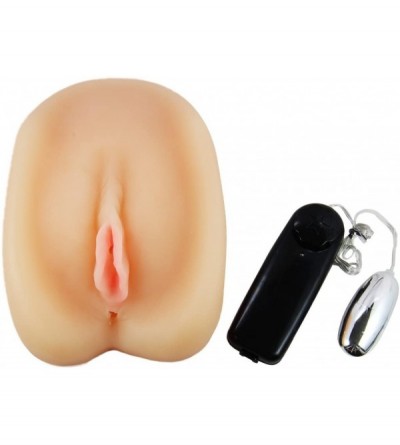 Novelties Soft Realistic Vagina Male Masturbator - Ribbed Pussy Stroker - Sex Toy for Men (Natural) - CJ119CTQ80N $34.69