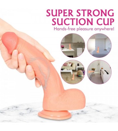 Dildos 8.7 Inch Realistic Dildo Dildos- Thrusting Silicone Adult Sex Toy for Women- Strong Suction Cup- G-spot Clitoral Stimu...