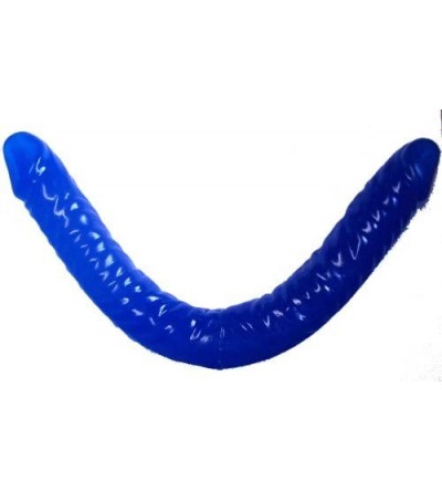 Dildos Jelly Double Dong Dildo Tip 15 Inch Waterproof Plug Blue - Blue - C2111IXK375 $15.31