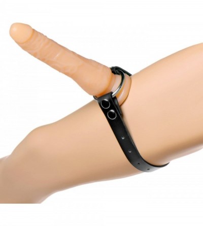 Dildos Thigh or Boot Leather Strap On Dildo Harness - CX11HK1CQER $45.98