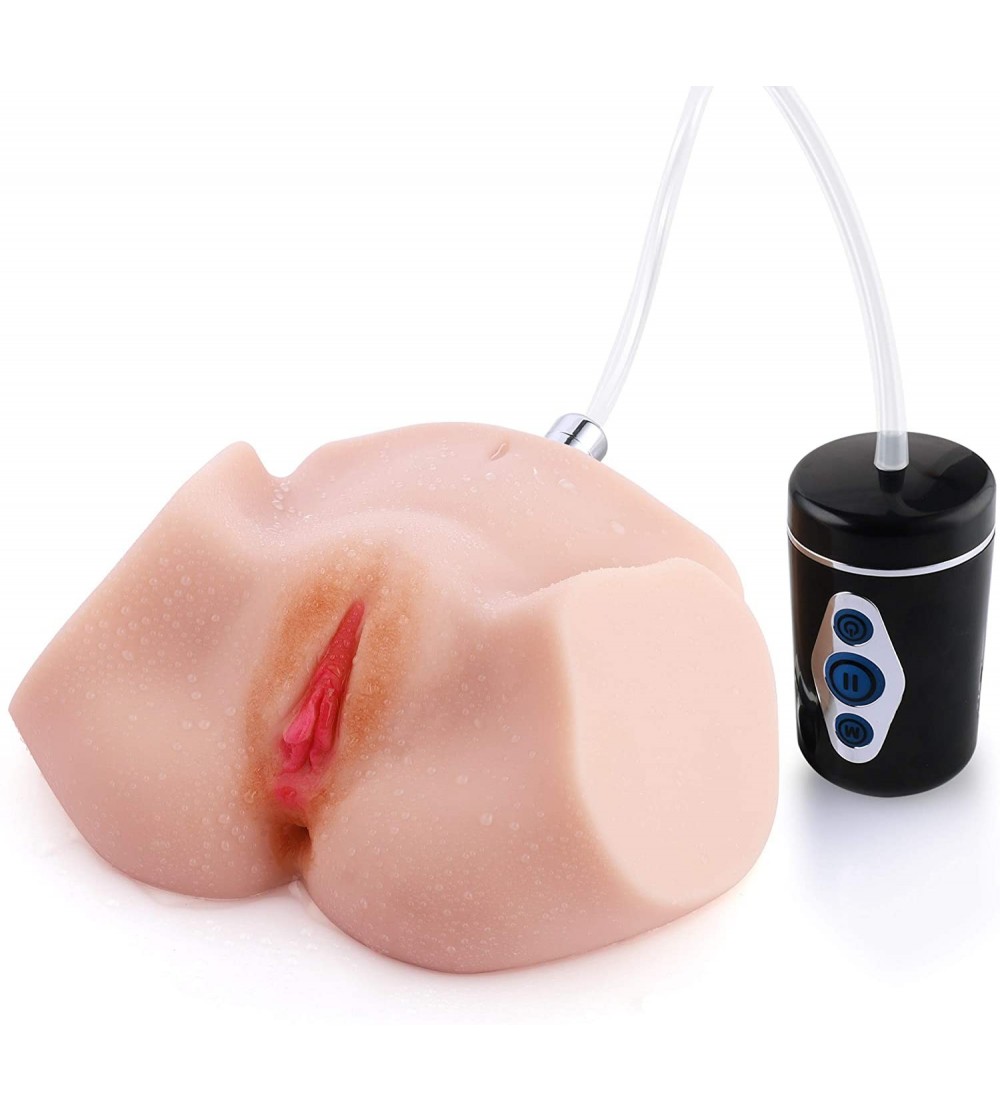 Sex Dolls Vibrating Suction Pussy Ass Doll-Realistic Male Masturbator with 5 Sucking Modes and 10 Vibration Pattens-Lifelike ...