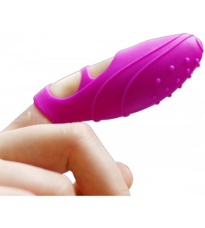 Vibrators G Spot Finger Vibrator Waterproof Nipple Vagina Stimulation Sex Toy for Female Couples - C517Y7HS7ER $22.07