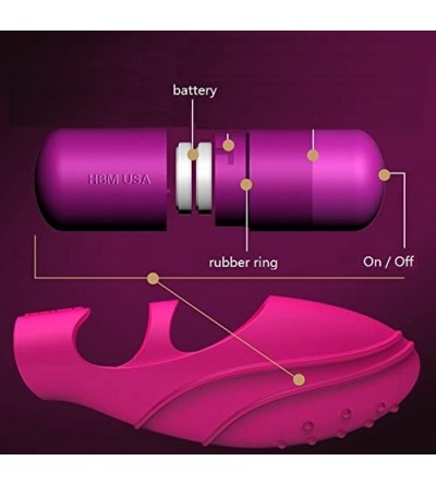 Vibrators G Spot Finger Vibrator Waterproof Nipple Vagina Stimulation Sex Toy for Female Couples - C517Y7HS7ER $6.39