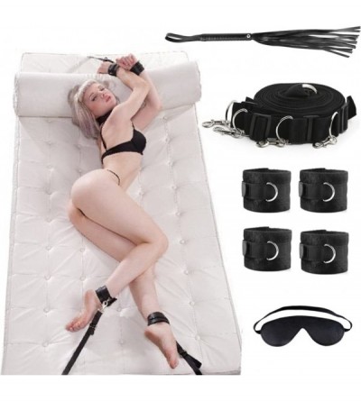Restraints [Pack of 7] Bed Restraint Kit Fetish Sex Toys Restraints Kits-SM BDSM SM Sex Gaming Restraining Straps Sets Bed Bo...
