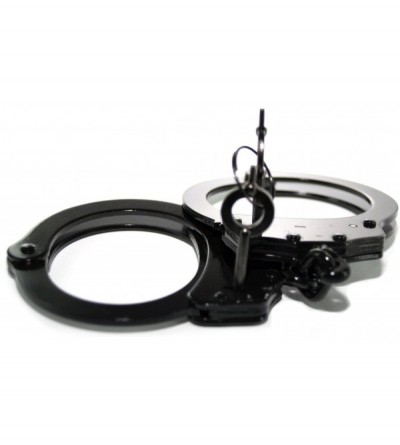 Restraints Professional Grade Police Edition Heavy Duty Security Handcuffs Steel Double Lock with case - BLACK - CE187YR6W8A ...