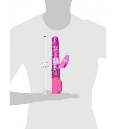 Vibrators Bunnytron Thruster Vibe- Pink- 12.7 Ounce - Pink - CK11UMZ3XN1 $51.52
