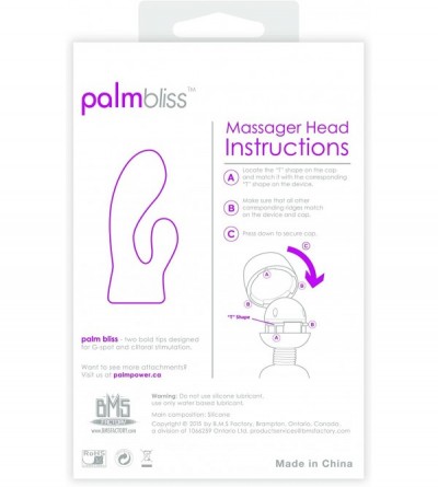 Anal Sex Toys BMS Enterprises Power Massager Head Palm Vibrator- Bliss- 0.2 Pound - C11248YZXQL $6.80