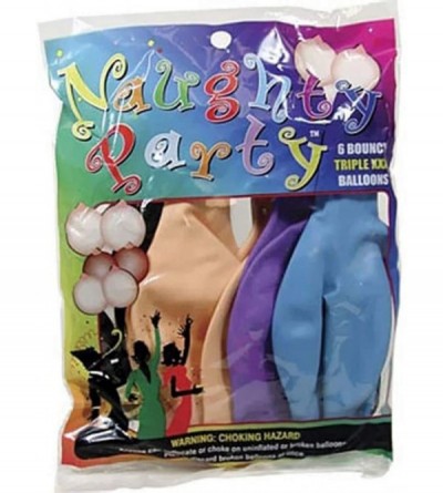 Novelties Naughty Party Balloons Boobie - Assorted Colors - Assorted Colors - CV11D8EMRSZ $22.60