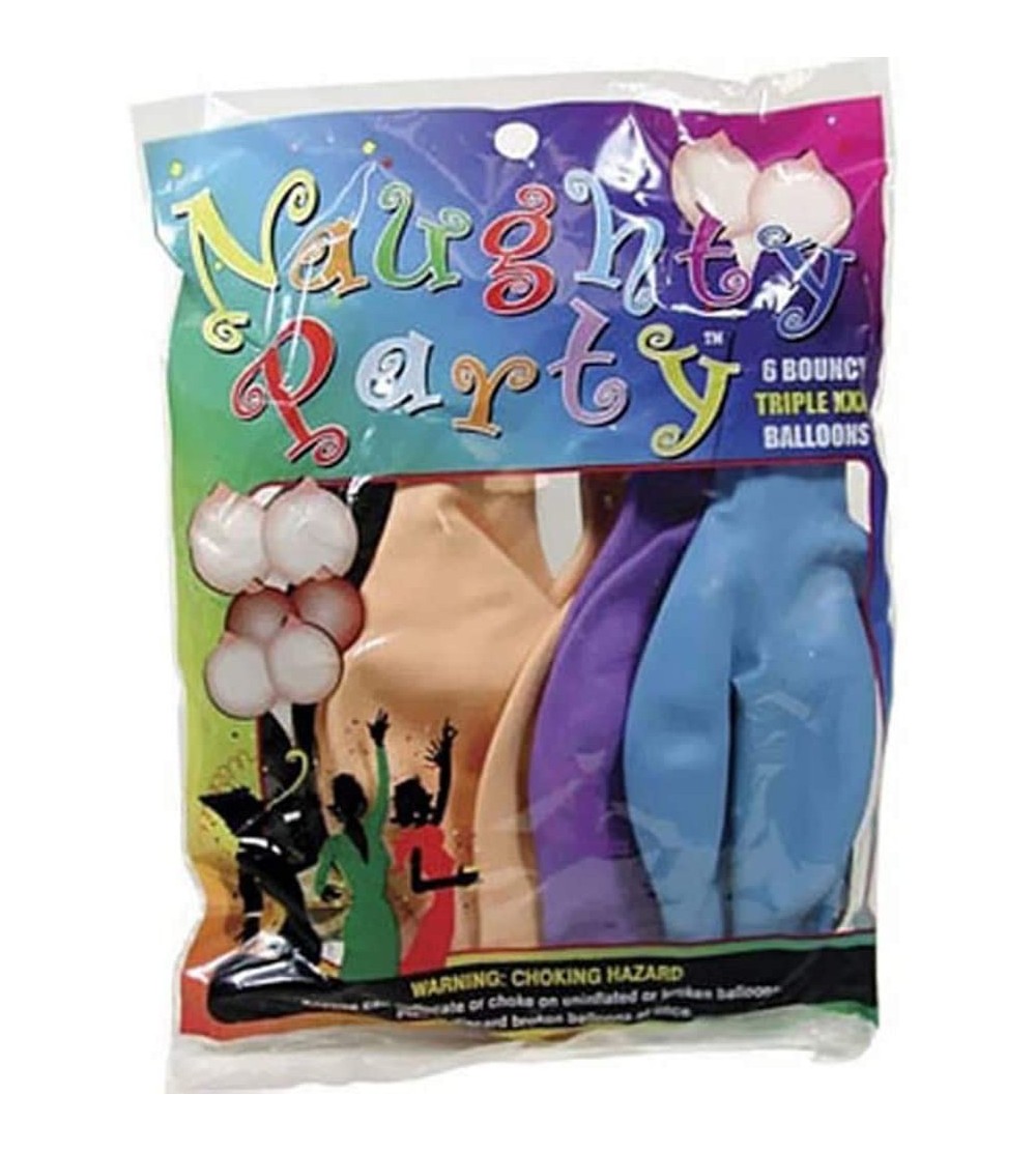 Novelties Naughty Party Balloons Boobie - Assorted Colors - Assorted Colors - CV11D8EMRSZ $10.85