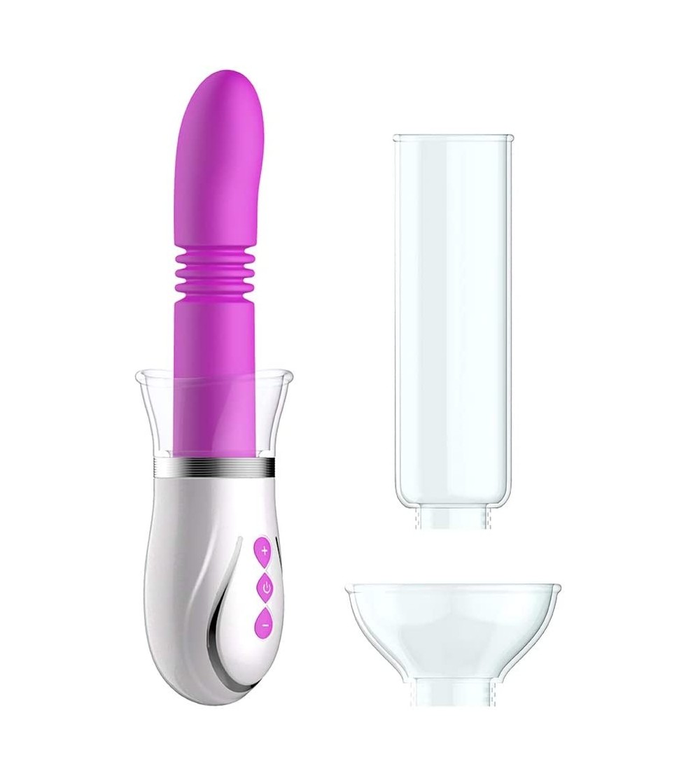 Pumps & Enlargers Pumped - Thruster - 4 in 1 Rechargeable Couples Pump Kit - Purple - CL18WYUUKKK $41.45