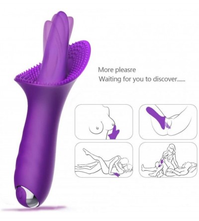 Vibrators Clitoral Vibrators- G Spot Clit Nipples Massager Waterproof Rechargeable Clitoris Stimulator with 10 Intensities Mo...