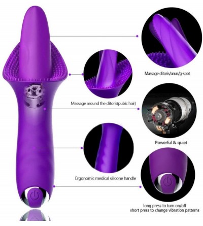Vibrators Clitoral Vibrators- G Spot Clit Nipples Massager Waterproof Rechargeable Clitoris Stimulator with 10 Intensities Mo...