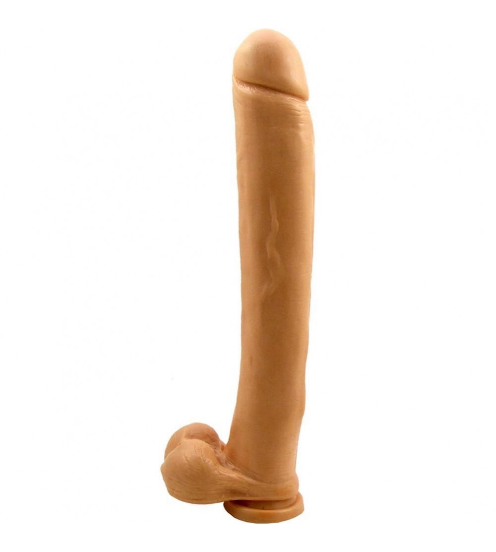 Dildos Ignite EXXTREME Dong with Balls and Suction 16 Inch Flesh - C011HLIIPQR $26.25