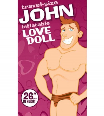 Male Masturbators Bachelorette Party Favors Travel Size John Inflatable Doll - John - CH11C08LQP5 $34.96