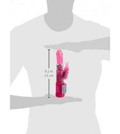 Vibrators Wet and Wild Waterproof Rabbit Vibrator- Pink - Pink - C511BP20O4B $15.17