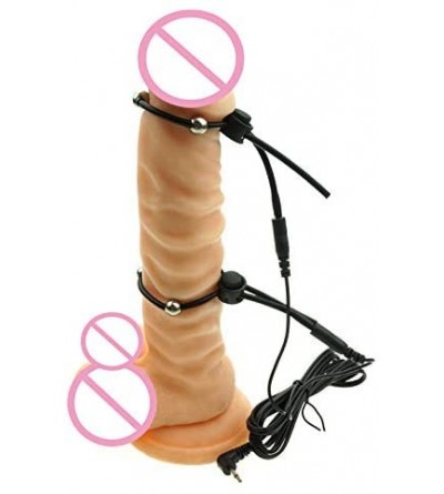 Penis Rings E-stim Electro Rings Stimulator Conductive Loops Rings with Connecting Cords for Stim Accessories Products - Cond...