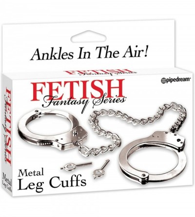 Restraints Metal Leg Cuffs- Silver - C2112G4OHOZ $28.45