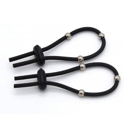 Penis Rings E-stim Electro Rings Stimulator Conductive Loops Rings with Connecting Cords for Stim Accessories Products - Cond...