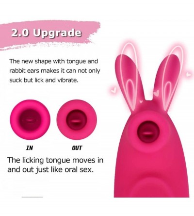 Vibrators Rabbit G-spot Clitoral Sucking Vibrator for clit nipple stimulation- Rechargeable Silicone Vagina Anal Mini Sucker ...