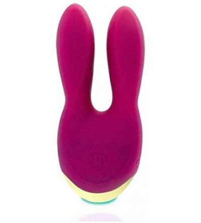 Vibrators Bunny Bliss Deep Multi Speed Multifunction Vibrator Rechargeable Waterproof (Purple) - Purple - CN18YHNAEI0 $33.32