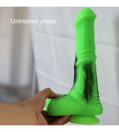 Dildos Liquid Silicone House Dildo with Suction Cup for Hands-Free Play- Flexible Anal Plug Penis for Vaginal G-Spot Female M...