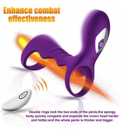 Penis Rings Reliable Quality Couples Longer Lasting Cook Ring Six Toyssex Toys Shake Rooster C?ckríng Multi Speeds Soft to To...