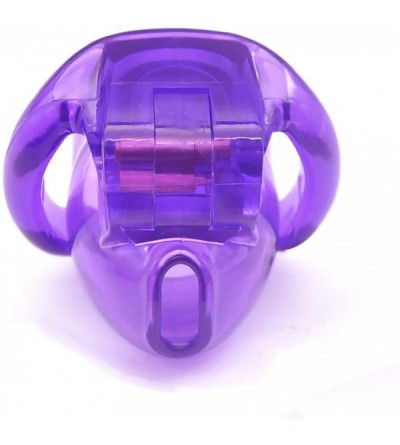 Chastity Devices Male Chastity Device with 4 Rings The nub Size of Penis Rings Bio-sourced Resin Material Cock Belt Adult Sex...