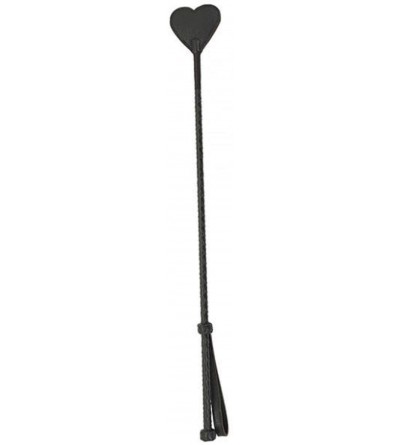 Paddles, Whips & Ticklers Heart Riding Crop Brown Leather - CW18L2GTUKE $62.11