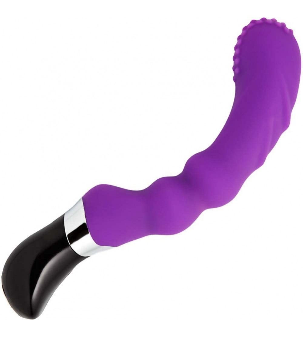 Vibrators Sensuelle Rechargeable G Spot Massager- Purple - CZ11XBVYSYL $21.24