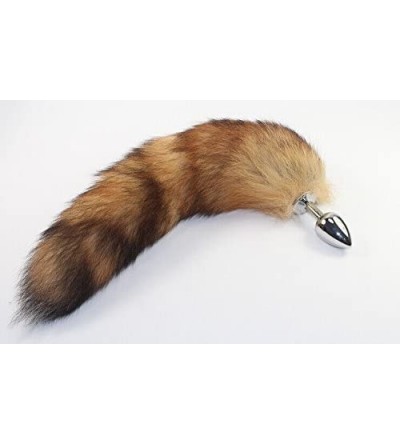 Anal Sex Toys High Quality Small Fetish Fantasy Soft Wild Raccoon Tail Metal Steel Anal Plug Butt for Women Adult Toys for Be...