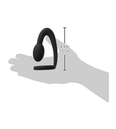 Penis Rings Prostatic Play Explorer Silicone Cock Ring and Butt Plug - C211ZTANSR9 $10.17
