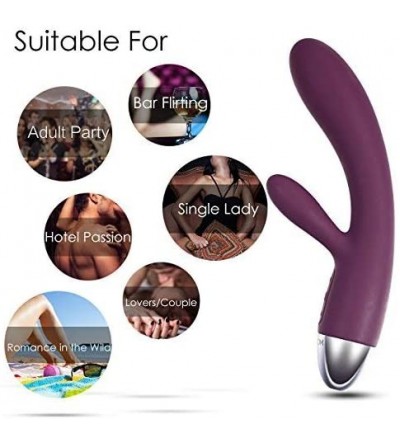Vibrators Rabbit Vibrators- Alice Powerful G-spot Clitoral Massager for Women with Intelligent Mode- Vibrator with Bunny Ears...