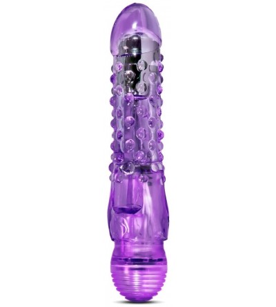 Novelties 6.25" Realistic Textured Vibrating Dildo - Waterproof - Powerful Multi Speed Vibrator - Sex Toy for Women - Sex Toy...