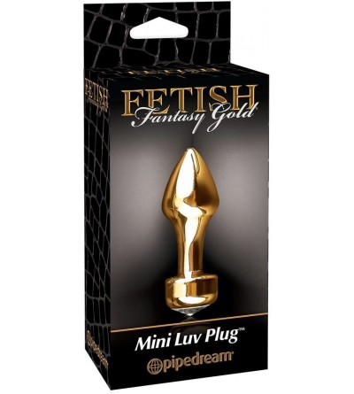 Anal Sex Toys Gold Butt Plug - CM11JV1PHG3 $17.28